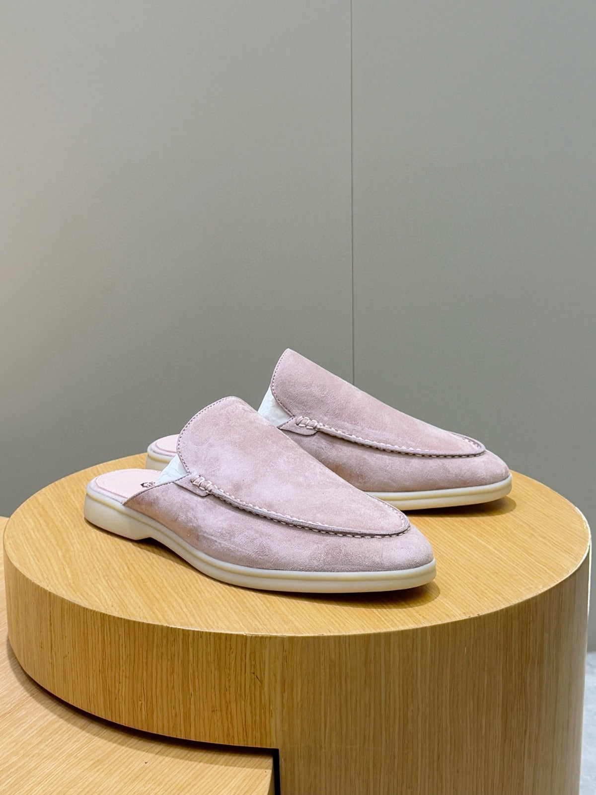 Loro Piana Babouche Walk Mule Pink