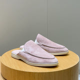 Loro Piana Babouche Walk Mule Pink