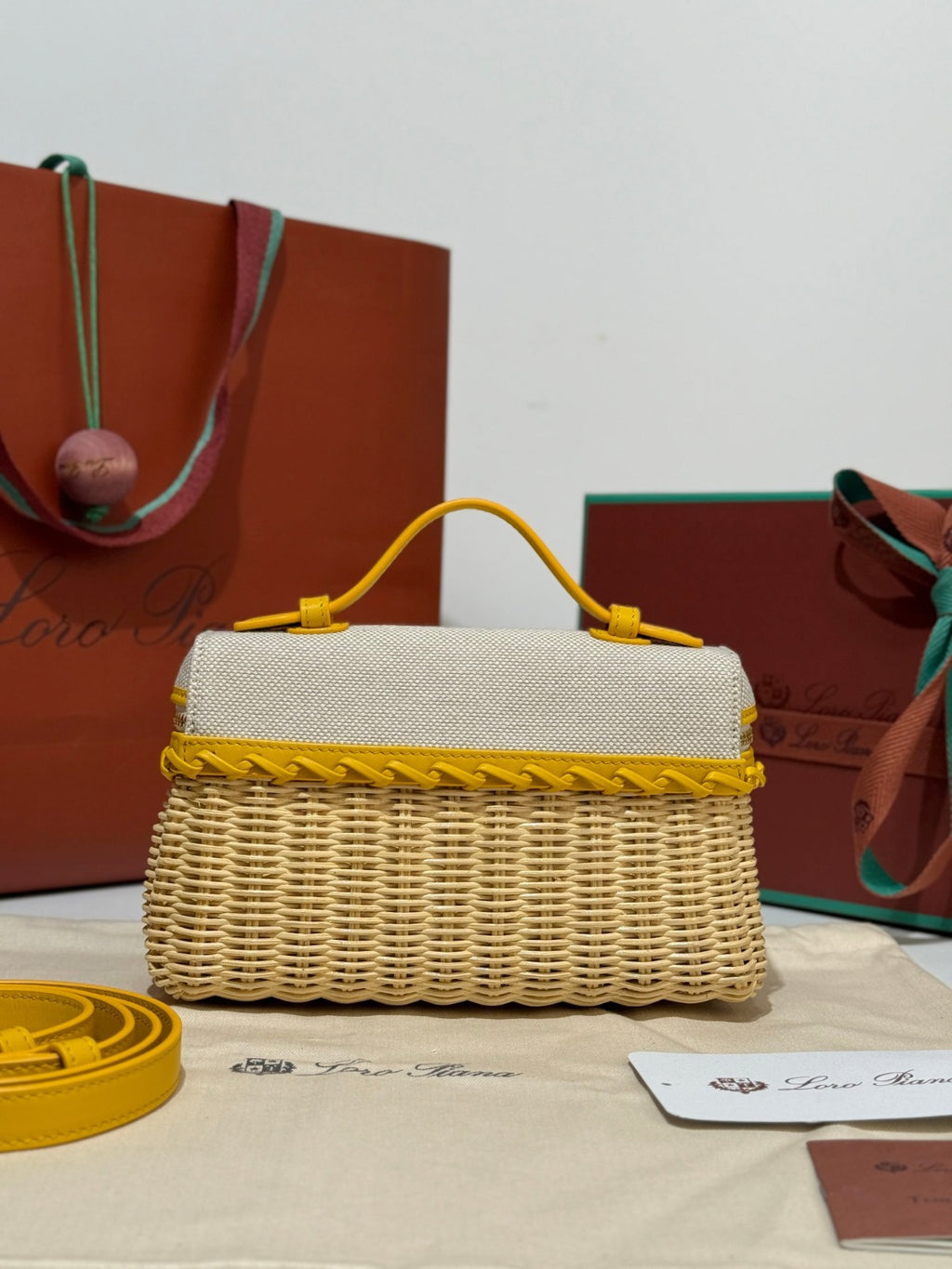 Loro Piana Bag Beige/Yellow