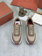 Loro Piana Tennis Walk Sneaker Beige/Brown .