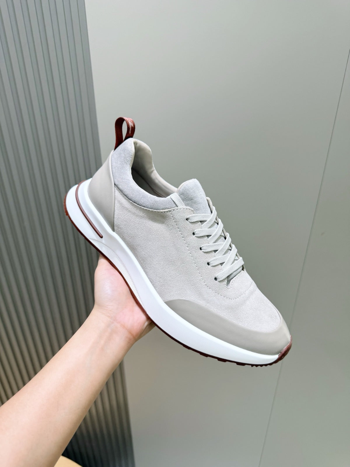 Loro Piana Week End Walk Sneaker Grey