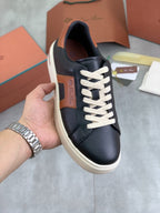 Loro Piana Newport Walk Sneaker Black/Brown .