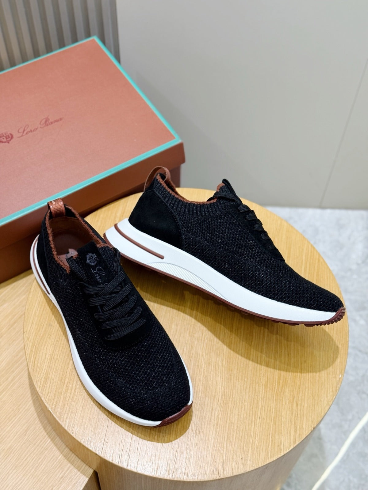 Loro Piana Week End Walk Sneaker Black