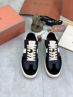 Loro Piana Newport Sneaker Black and White .