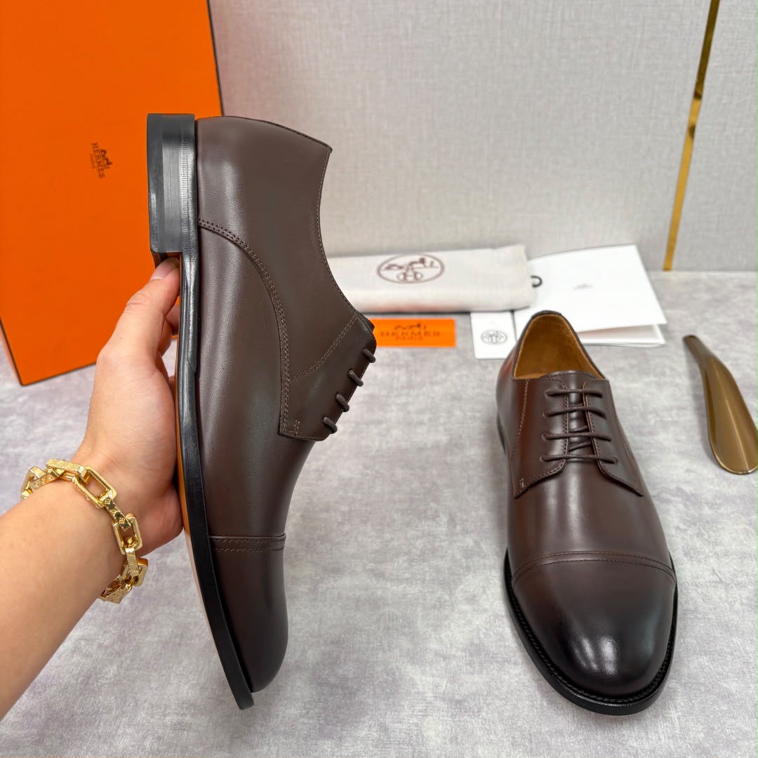 Hermès Lawrence Shoe Brown