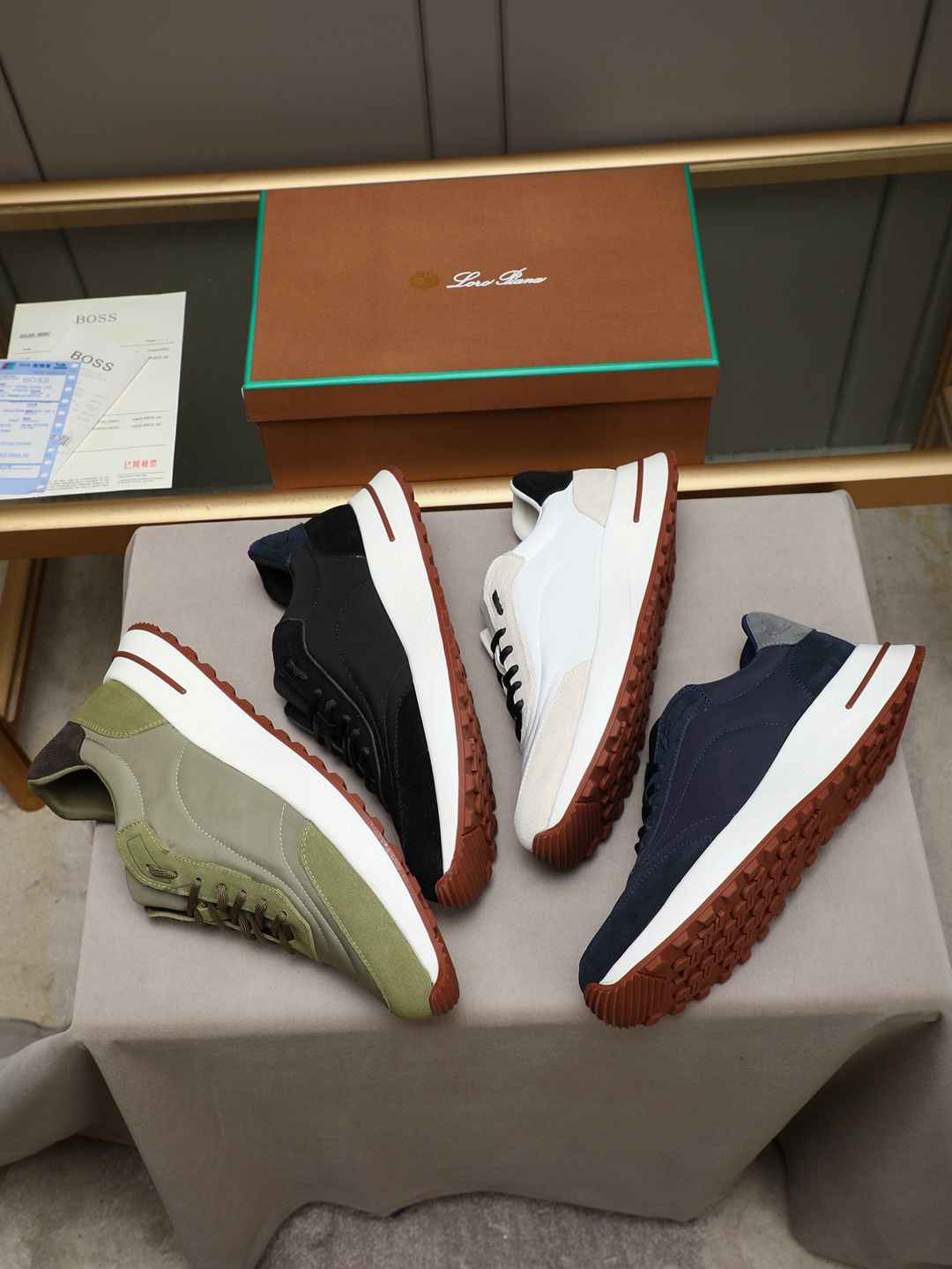 Loro Piana Week End Walk Sneaker White/Black .