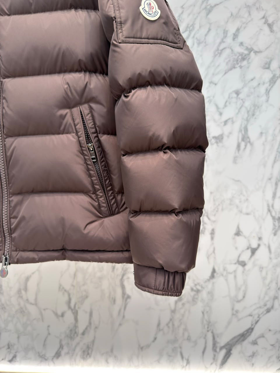 Moncler Maya Matte Jacket Brown