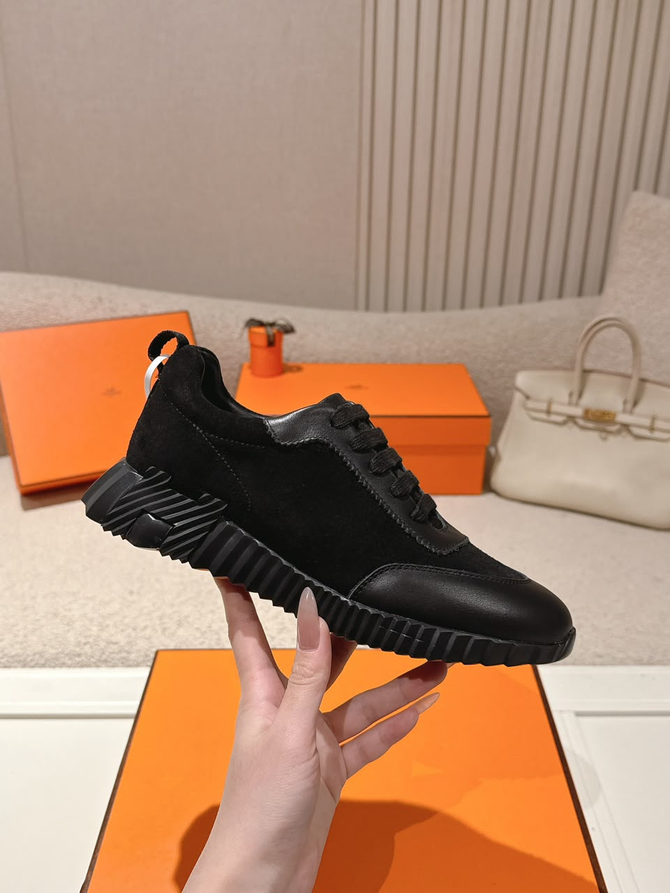 Hermès Bouncing Sneaker All Black