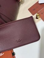 Loro Piana Loom L25 Bag Burgundy