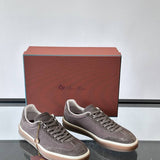 Loro Piana Tennis Walk Sneaker Grey/Brown .
