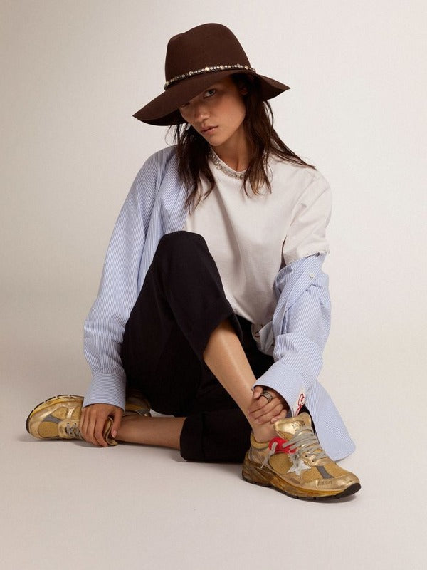 Golden Goose Dad-Star Sneaker Gold