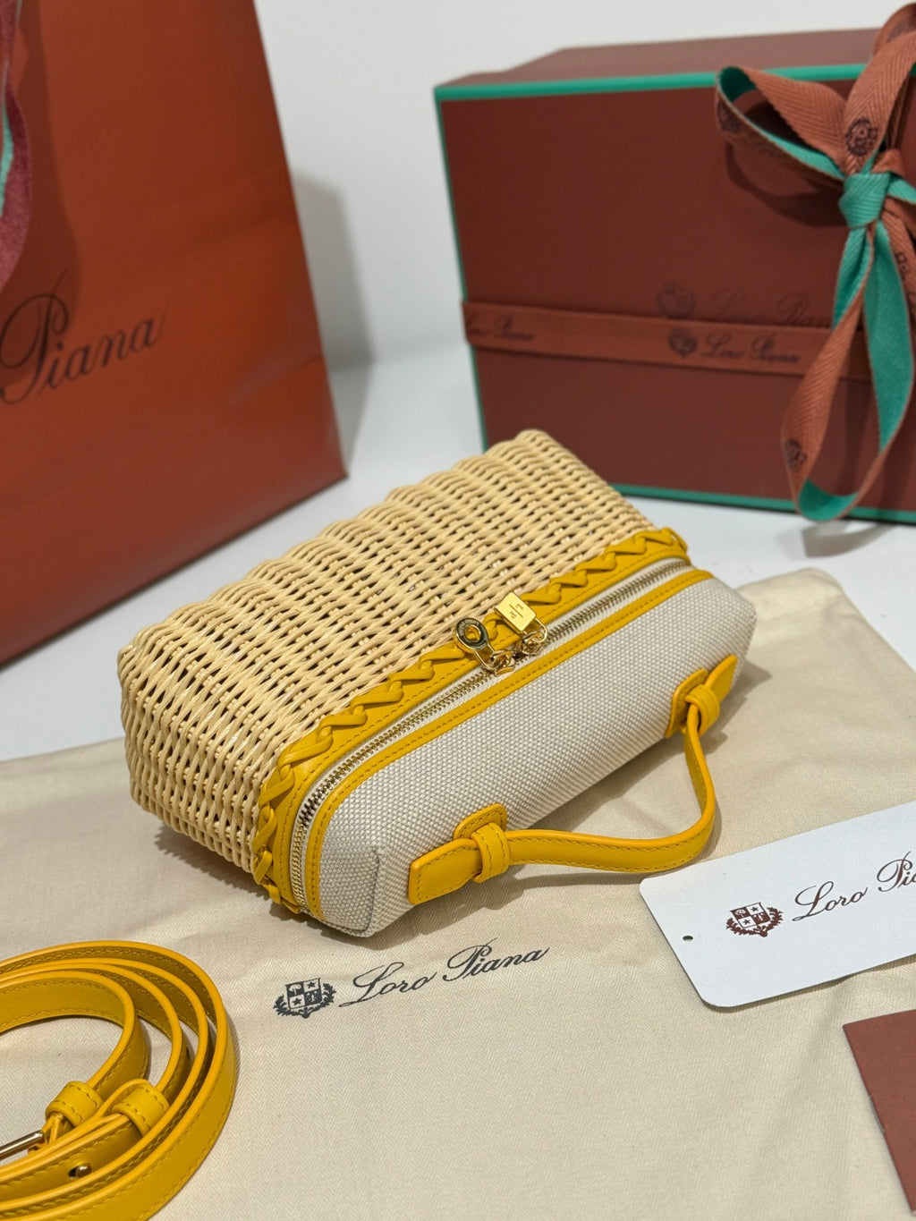 Loro Piana Bag Beige/Yellow