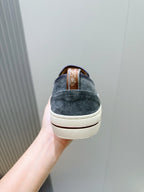 Loro Piana Tennis Walk Sneaker Grey