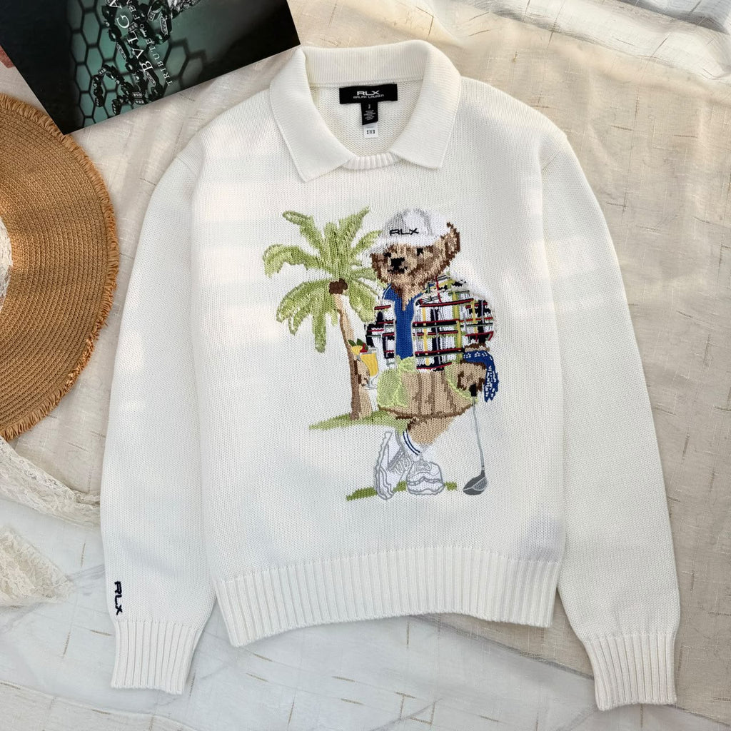 Ralph Lauren Polo Bear Performance Sweater All Cream