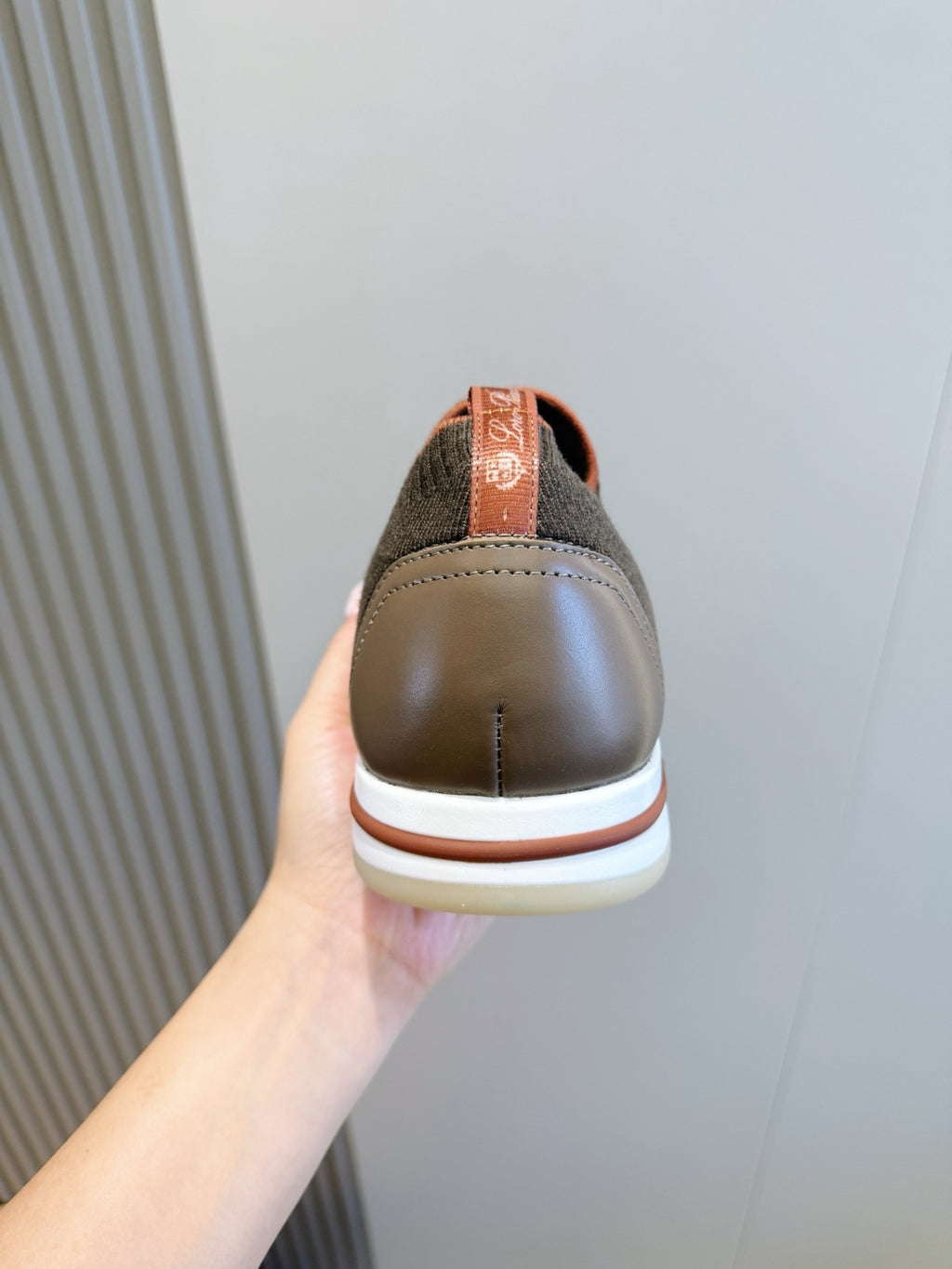 Loro Piana 360 LP Flexy Walk Sneaker Olive Green/Brown