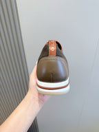 Loro Piana 360 LP Flexy Walk Sneaker Olive Green/Brown