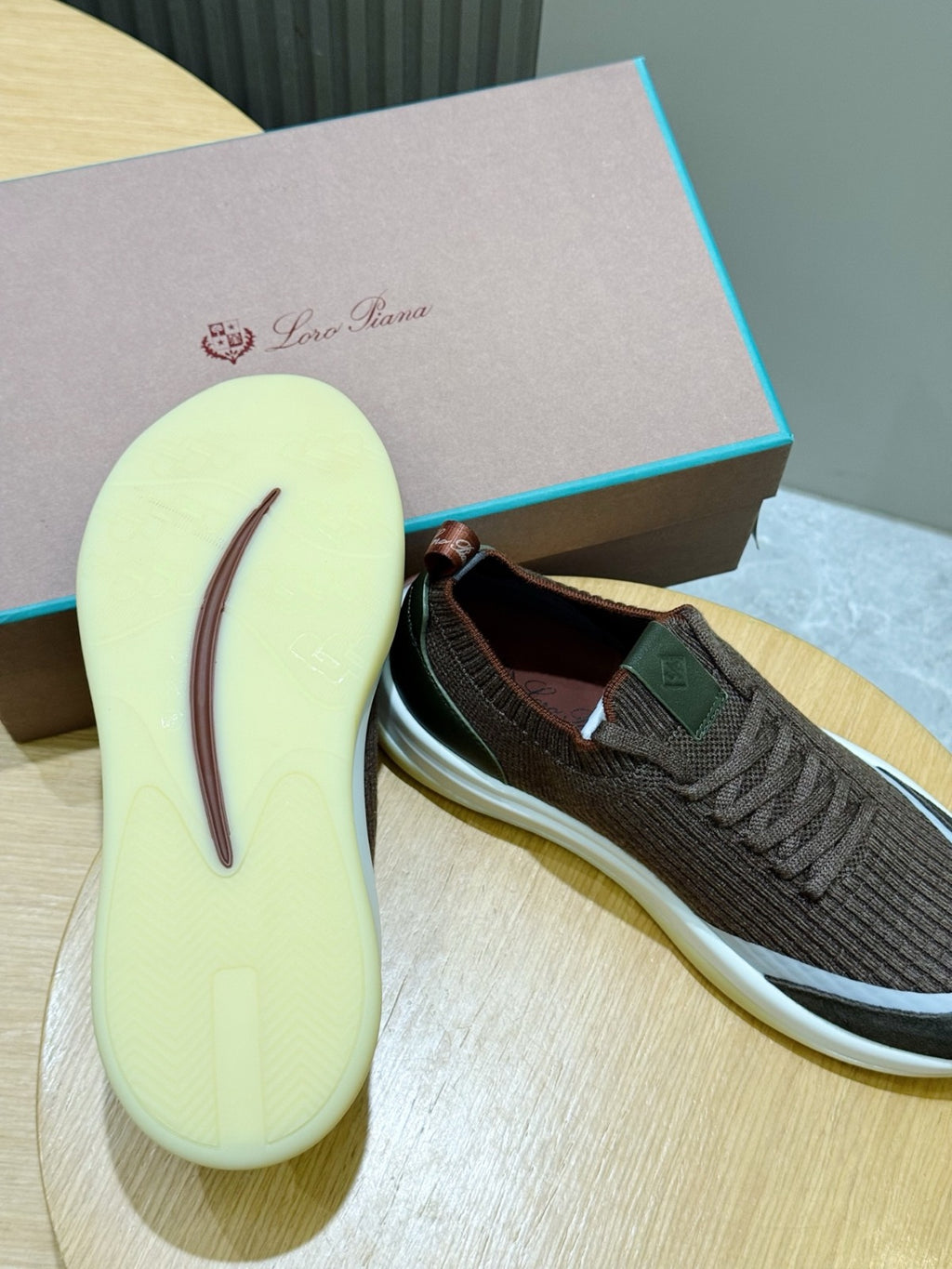 Loro Piana 410 LP Walk Sneaker Brown/Green