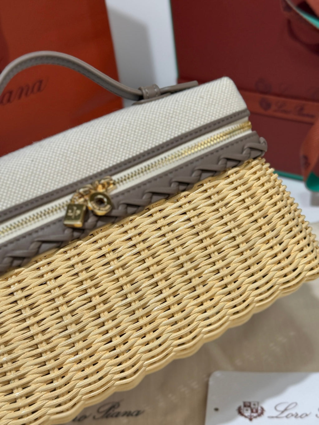 Loro Piana Extra Pocket L19 Bag Beige/Taupe