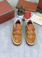 Loro Piana Tennis Walk Sneaker Light Brown .