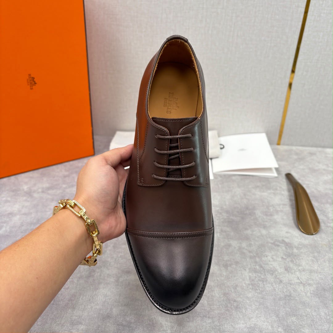 Hermès Lawrence Shoe Brown