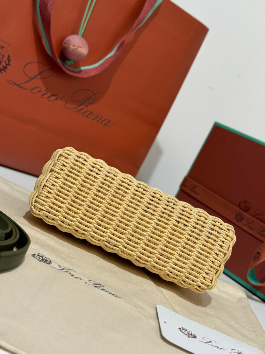 Loro Piana Bag Beige/Green
