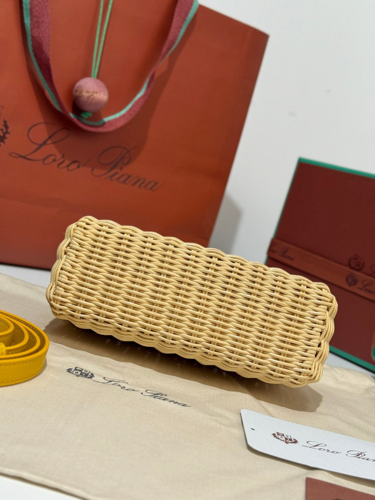 Loro Piana Bag Beige/Yellow