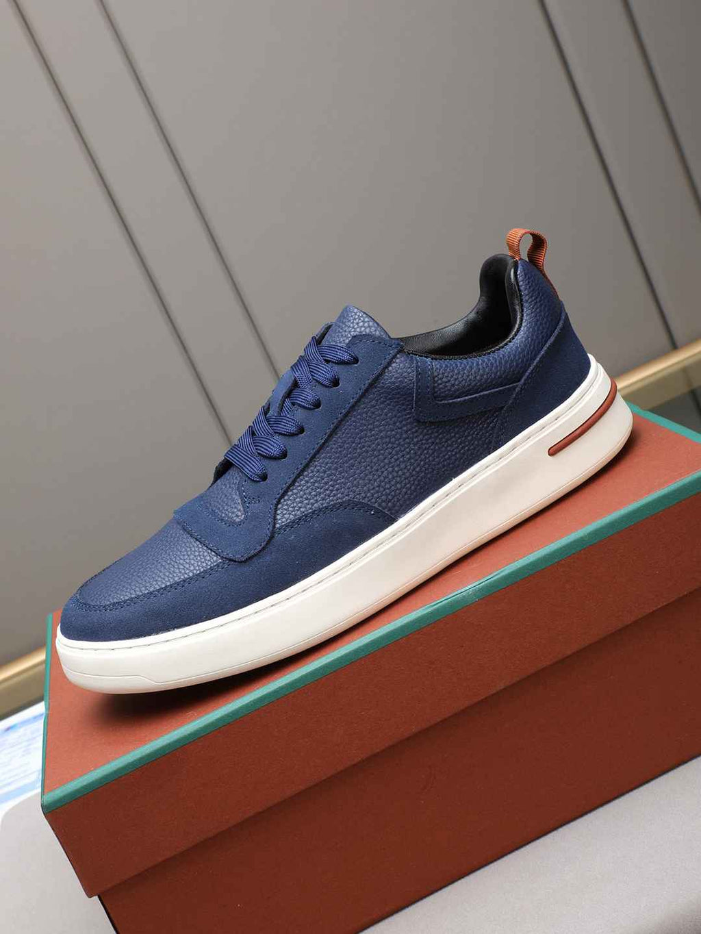 Loro Piana Newport Walk Sneaker Blue .