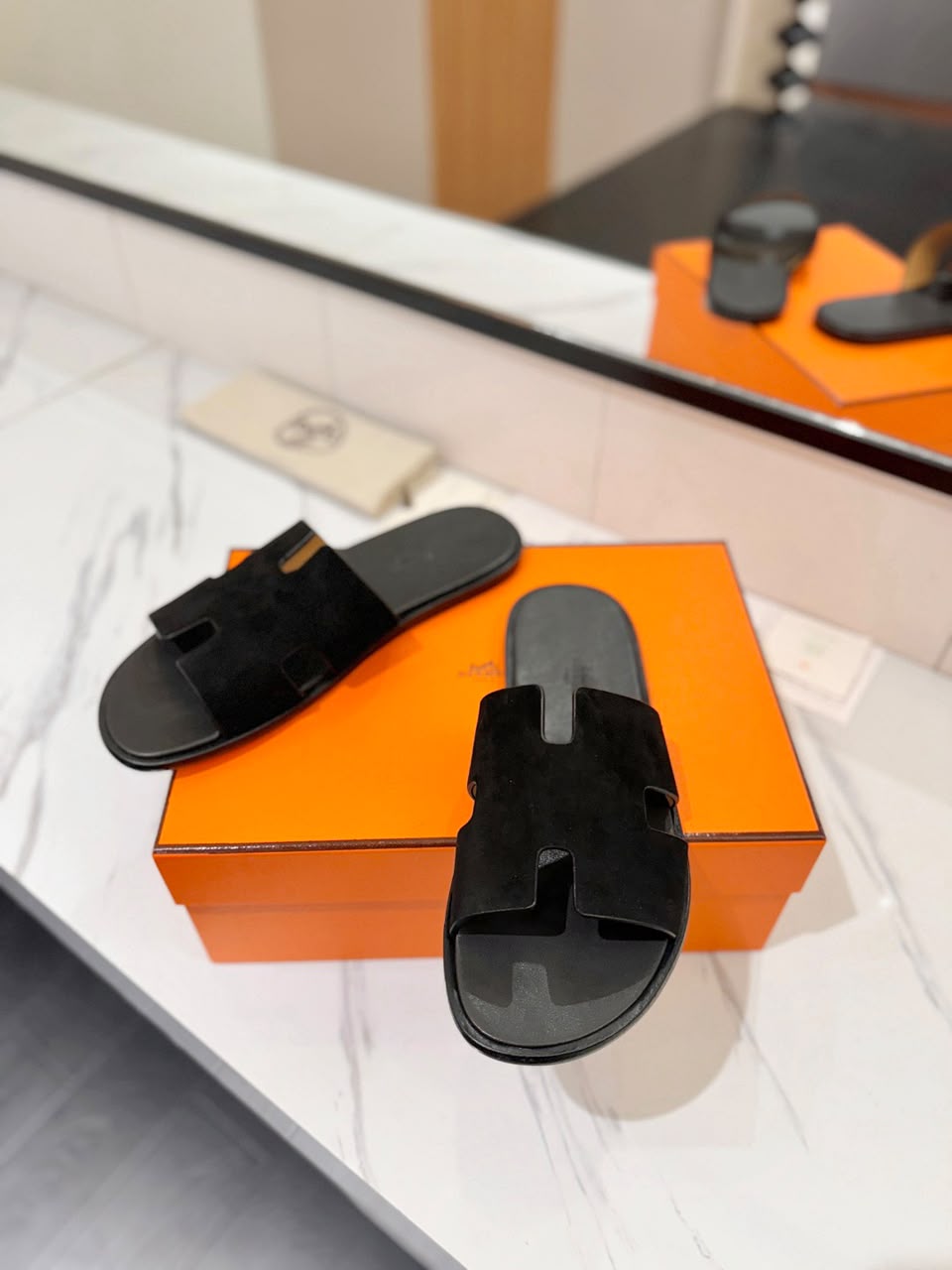 Hermès Izmir Sandal All Black