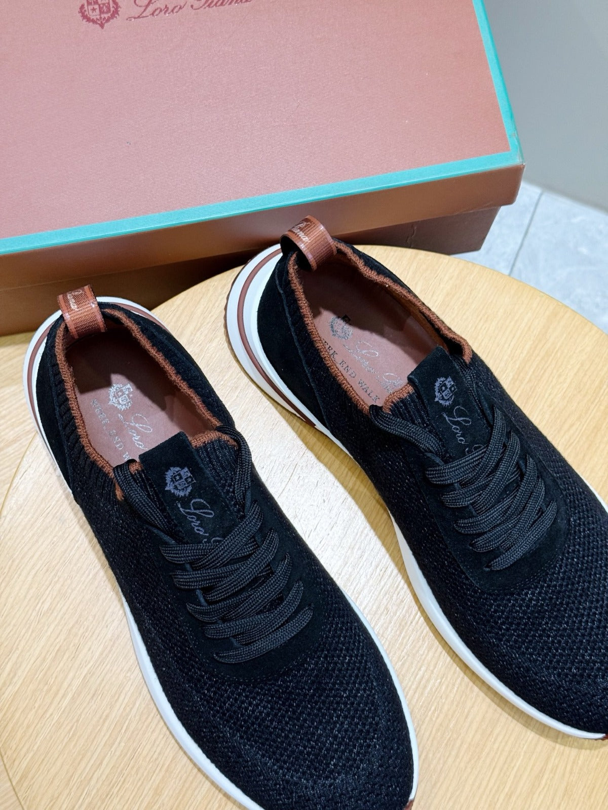 Loro Piana Week End Walk Sneaker Black