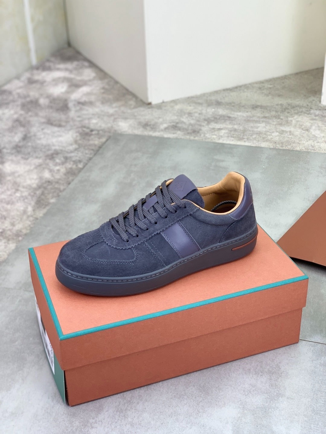 Loro Piana Newport Walk Sneaker All Grey .