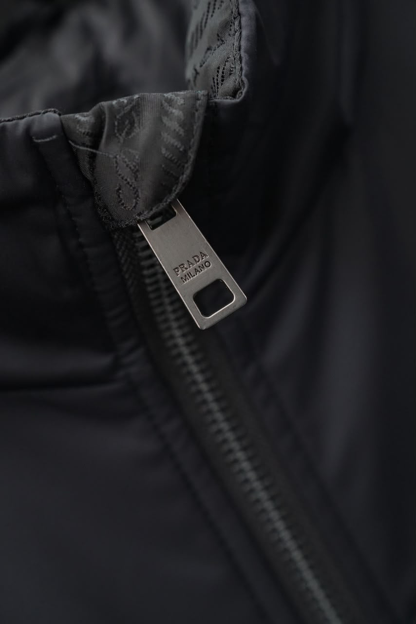 Prada Re-Nylon Jacket Black/Blue