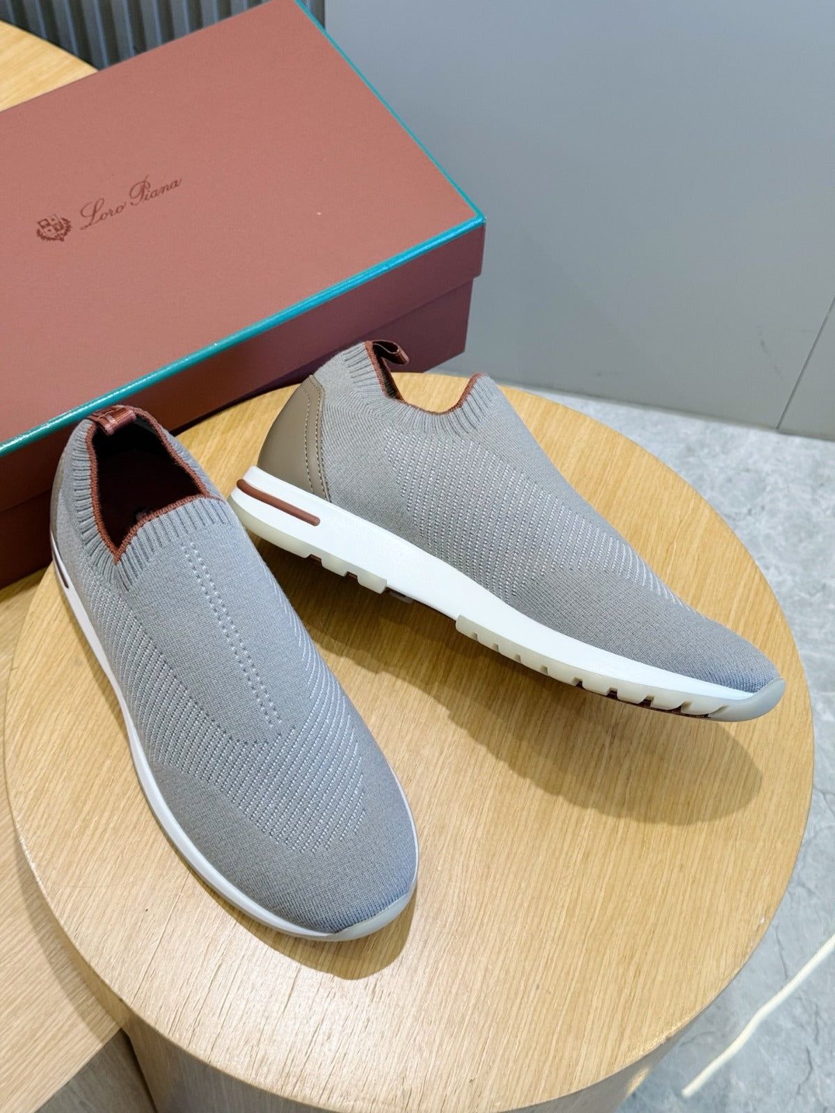 Loro Piana 360 LP Flexy Walk Sneaker Grey/Brown