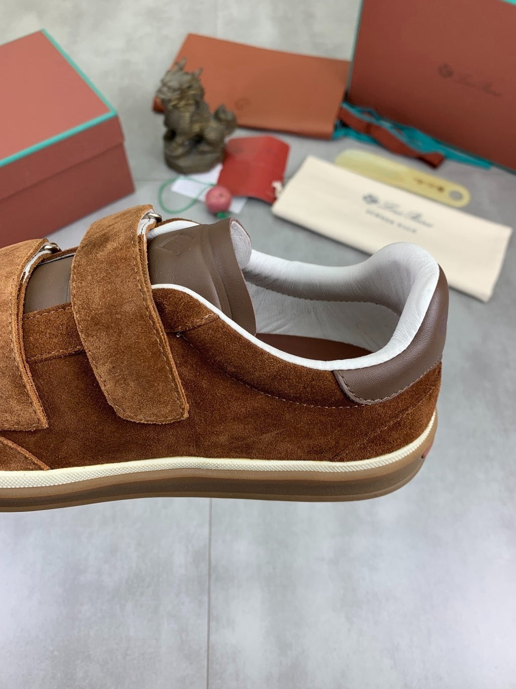 Loro Piana Tennis Walk Sneaker Brown .