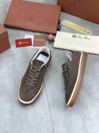 Loro Piana Tennis Walk Sneaker light Brown .