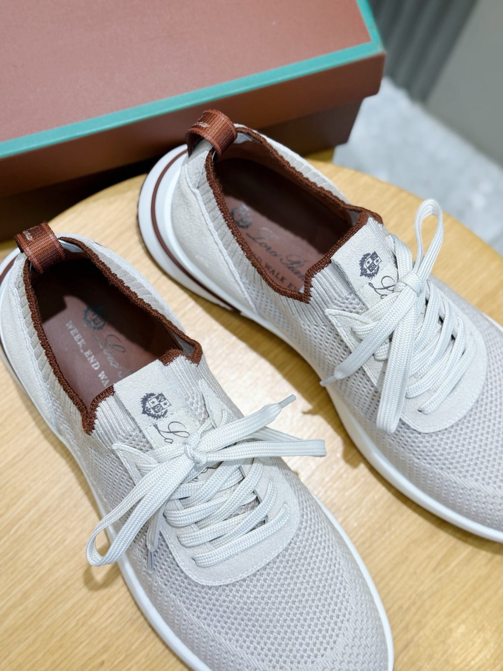 Loro Piana Week End Walk Sneaker White