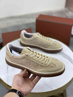Loro Piana Tennis Walk Sneaker Beige .