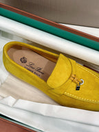 Loro Piana Summer Charms Walk Loafer Yellow