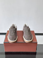 Loro Piana Tennis Walk Sneaker Grey/Brown .