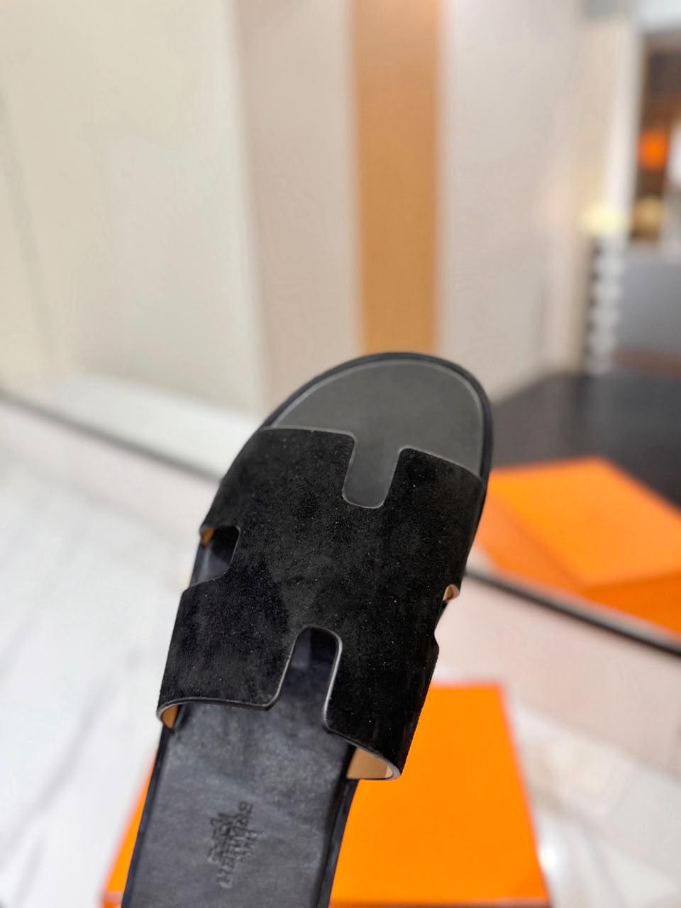 Hermès Izmir Sandal All Black