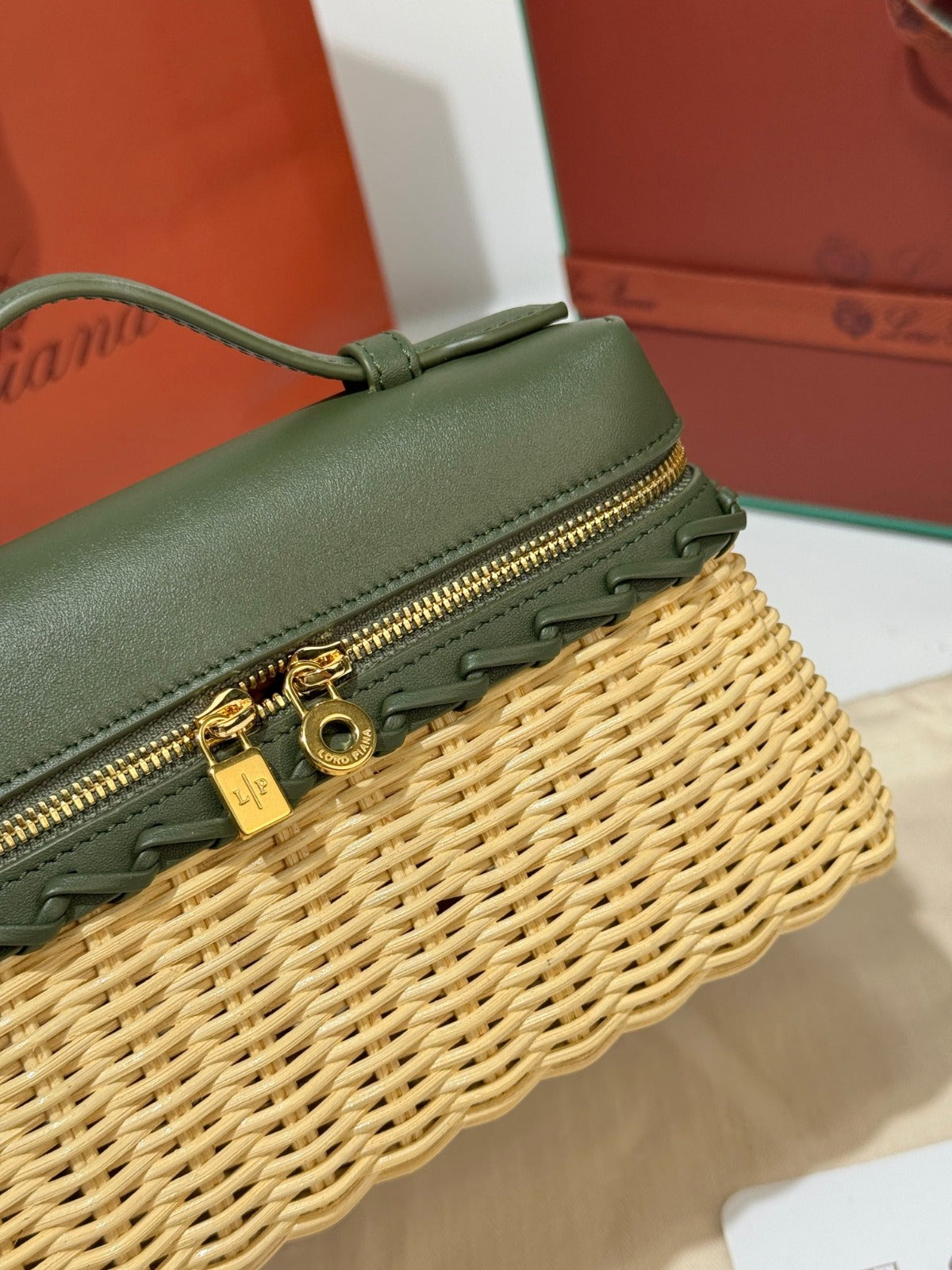 Loro Piana Bag Beige/Green
