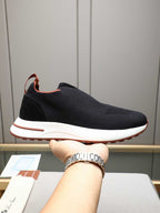 Loro Piana 360 flexy Walk Sneaker Black/Brown .