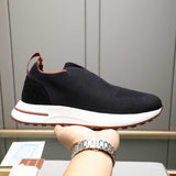 Loro Piana 360 flexy Walk Sneaker Black/Brown .