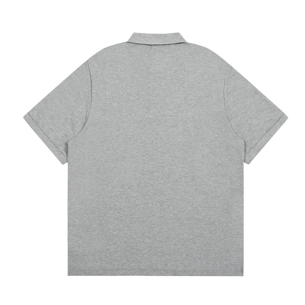 Polo Ralph Lauren Big Pony Mesh Polo Shirt Navy/Grey
