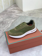 Loro Piana Week End Walk Sneaker Green .