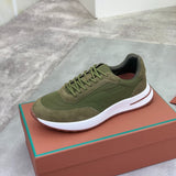 Loro Piana Week End Walk Sneaker Green .