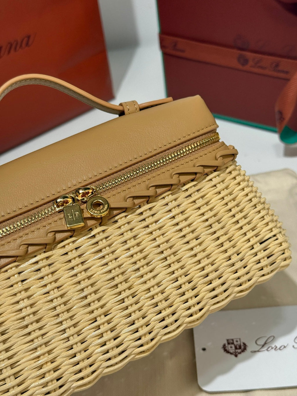 Loro Piana Extra Pocket 19 Crossbody Bag Beige