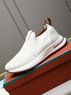Loro Piana 360 LP Flexy Walk Sneaker White/Brown .