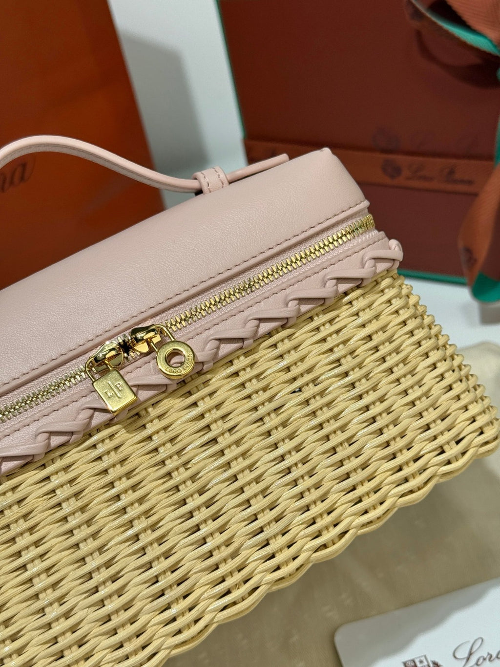Loro Piana Bag Beige/Pink