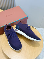 Loro Piana 360 LP Flexy Walk Sneaker Navy Blue