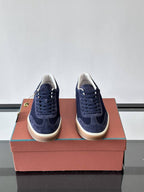 Loro Piana Tennis Walk Sneaker Navy Blue .